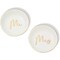 Ceramic Jewelry Trays for Wedding Gift, Trinket Dishes with Mrs and Mr (2 Pack)